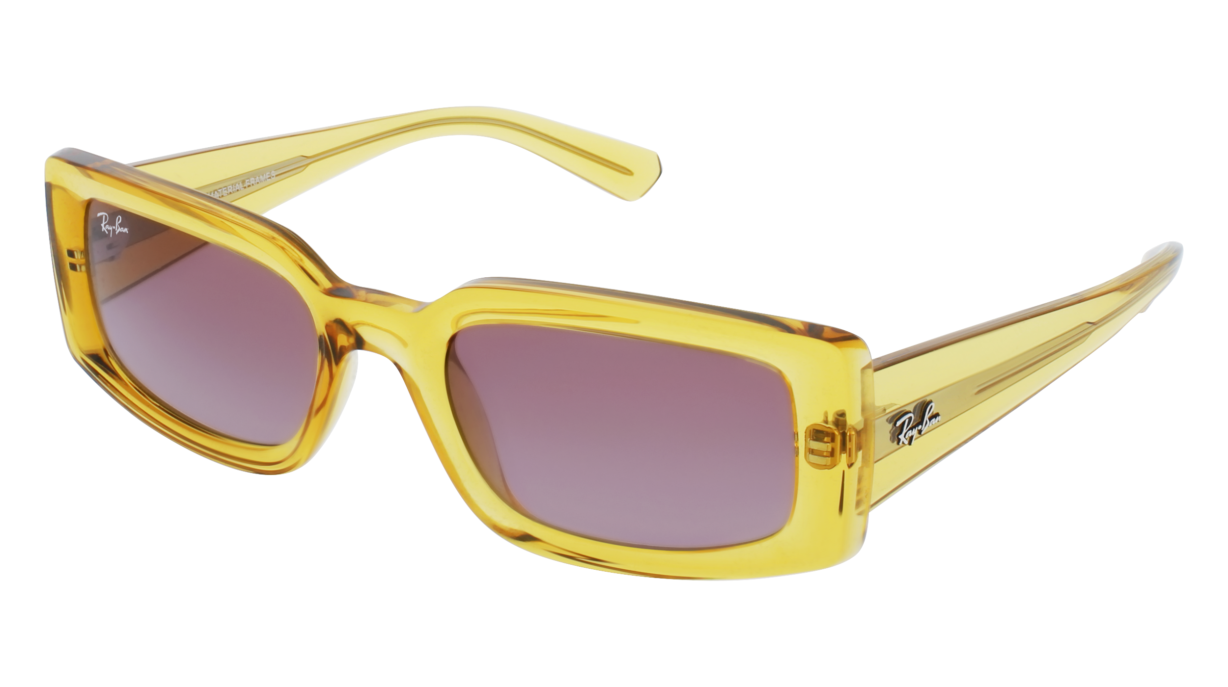 ray ban yellow frame