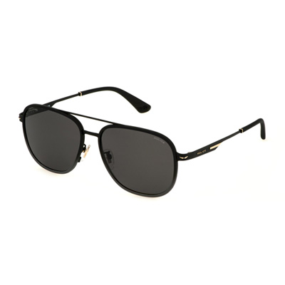 Police black aviator sunglasses online