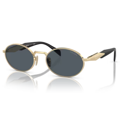 Prada black and gold glasses best sale