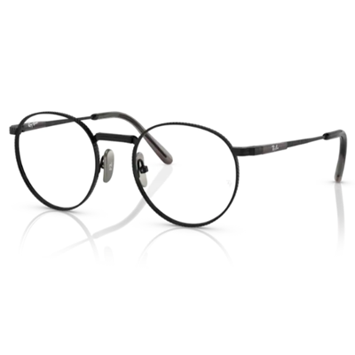 Ray Ban RX8237V Round Titanium | Designer Glasses